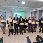 Homenaje a los profesionales jubilados en el Hospital de Poniente a lo largo de 2022.