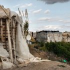 Un asentamiento chabolista en Níjar.