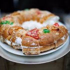 El roscón de reyes, protagonista del Día de Reyes.