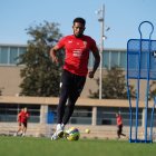 Dyego Sousa en el campo Anexo.