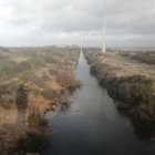 Ya se puede ver el agua correr por el canal.