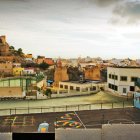 Imagen del Virgen de la Chanca, colegio vendido por la Diócesis situado a los pies de la Alcazaba.