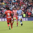 Melero en el Almería-Real Sociedad.