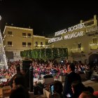 Imagen del día del encendido navideño de Ferrero Rocher en Mojácar.