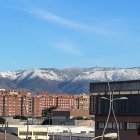 Vistas de Sierra Alhamilla nevada.