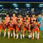 El once del Almería ante el Alavés.