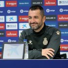 Diego Martínez, entrenador del Espanyol.