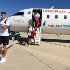 La plantilla ha vuelto al Estadio de los Juegos Mediterráneos.