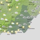Previsión del tiempo en Almería para este martes.