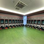 El vestuario del Almería en el Martínez Valero de Elche.