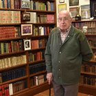 Anastasio Campoy Alías, en el Museo Antonio Manuel Campoy de Cuevas, del que era presidente honorífico.