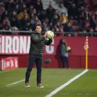 Rubi en la banda de Montilivi.