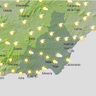 Previsión meteorológica de este lunes en la provincia.