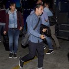 Xavi Hernández, en su etapa de futbolista del Barça, llegando al hotel Elba.