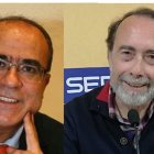 Juan José Melero y Antonio Torres, comentaristas del Carrusel Deportivo de la Cadena SER.