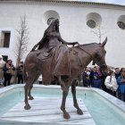 La escultura de La Novia de Serón. Foto publicada por el Ayto. Serón.