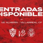 Las entradas del Almería-Villarreal están a la venta.
