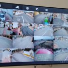 Panel donde se muestran las imágenes captadas por la videovigilancia.