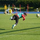 El Almería trabajó a tope tras ganar al Barça. En la imagen, Embarba.