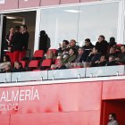 El palco del Mediterráneo en el Almería-Villarreal.