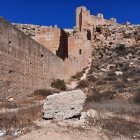 Fragmento de tapial en La Hoya antes de que arrancara la obra