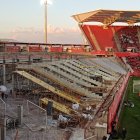 Así está quedando el nuevo Fondo Norte del Estadio de Son Moix.