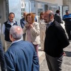 El consejero Ramón Fernández-Pacheco visita las obras en el Puerto de Garrucha.