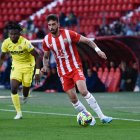 Centelles en el Almería-Villarreal en el Estadio de los Juegos Mediterráneos.