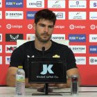 Melero en la sala de prensa del Mediterráneo este martes.