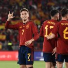 Riquelme entró en la segunda parte y firmó dos de los tres goles de la Selección.