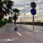Imagen de archivo del carril bici de la Universidad.