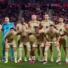 El once del Almería en Girona. Un partido para olvidar.