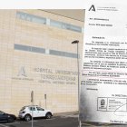 El paciente recibió esta carta de respuesta a su queja por parte del Hospital Torrecárdenas.