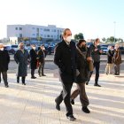 La familia Amate, llegando al juicio. Al fondo, Pepe Amate Rueda. En primer término, dos de sus hijos