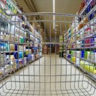 Imagen de archivo de un supermercado.