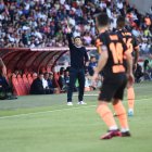 El entrenador del Almería sigue sin llamar finales a estos partidos.