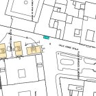 Mapa de situación de las cruces de mayo en Pablo Cazard.