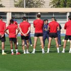 La charla de Rubi a la plantilla antes de enfrentarse al Atlético de Madrid.
