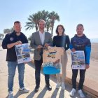 Autoridades y parte de la organización presentan la carrera de obstáculos en Carboneras.