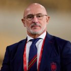 Luis de la Fuente quiere tomar nota del Almería-Athletic Club de este sábado.