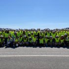 Los alumnos de la Universidad de Granada durante su visita.