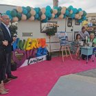 El alcalde y concejales al comienzo del festival.