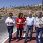 Diputado de Fomento, alcaldesa de Almería y alcalde de Huércal visitaron el tramo.