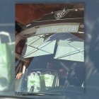 Autobús del Athletic con las bolsas de Wakea.