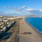 Imagen aérea del litoral mediterráneo de Vera