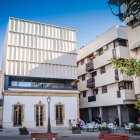 La fachada de la Casa Anita, ubicada en Roquetas de Mar.