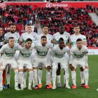 El once del Elche que ganó en Mallorca.