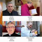 Los rostros del equipo que firma el contrainforme del obispo emérito.