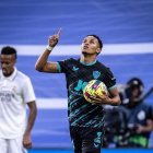 Grande Lázaro con su gol al Real Madrid.