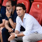 Rubi vivió con intensidad el choque frente al Elche y celebró la victoria con el equipo.